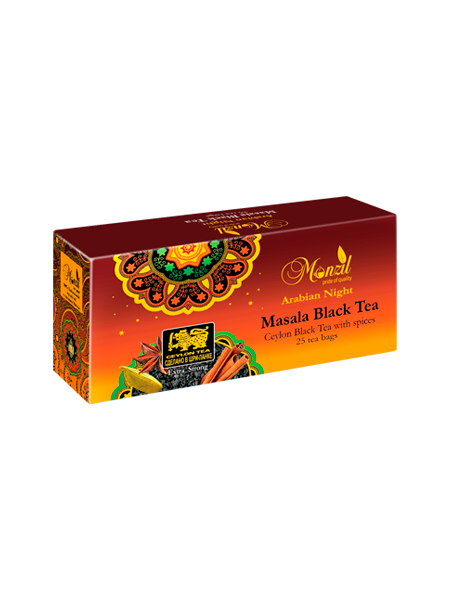 Черный цейлонский чай «Арабская Ночь» Масала 25 пакетиков