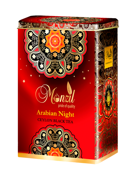 Черный чай Monzil «Арабская ночь» красный