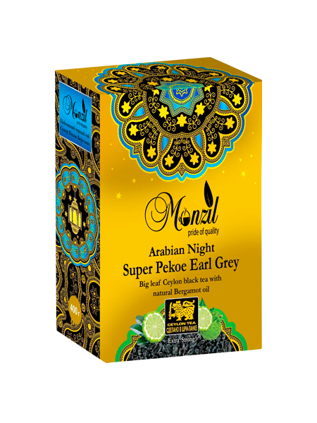 Чай черный крупнолистовой Monzil «Арабская Ночь» с бергамотом 400 г