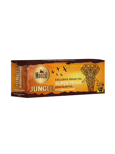 Чай черный Monzil «Jungle» Super pekoe 25 пакетиков